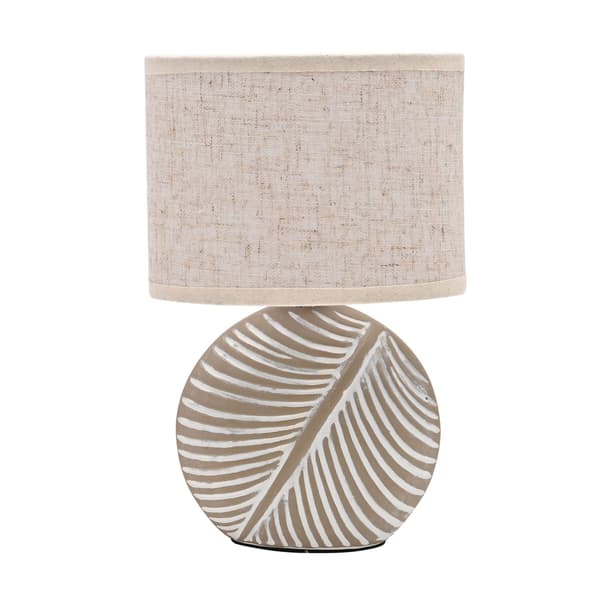 Hestia Natural Circle Leaf -lamppu - 24cm