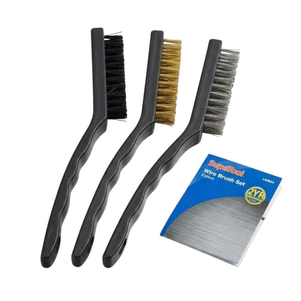 SupaTool Wire Brush Set (Pack of 3)