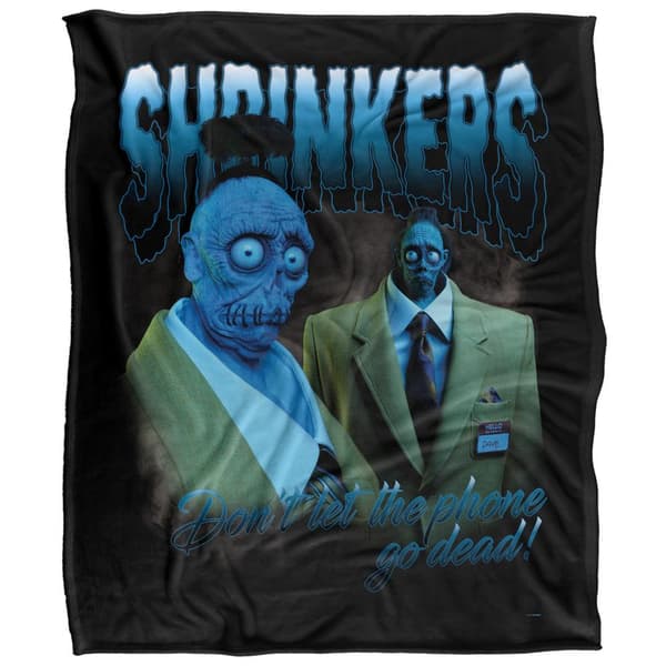 Beetlejuice Shrinkers Blanket