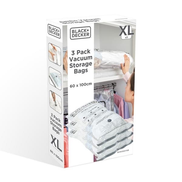 Black & Decker Vakuumförvaringspåsar (3-pack)
