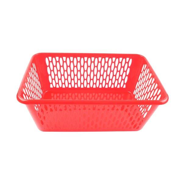 Leecroft 25cm Handy Basket Red 25 x 16 x 8cm