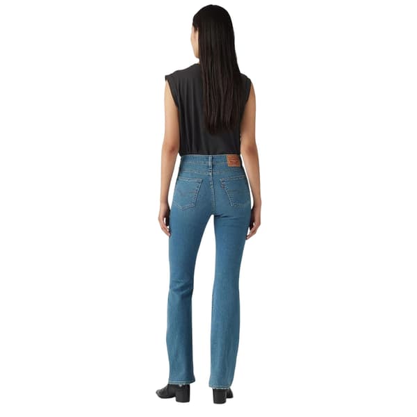 Levis Dam/Kvinnor Hög Midja Utsvängda Jeans