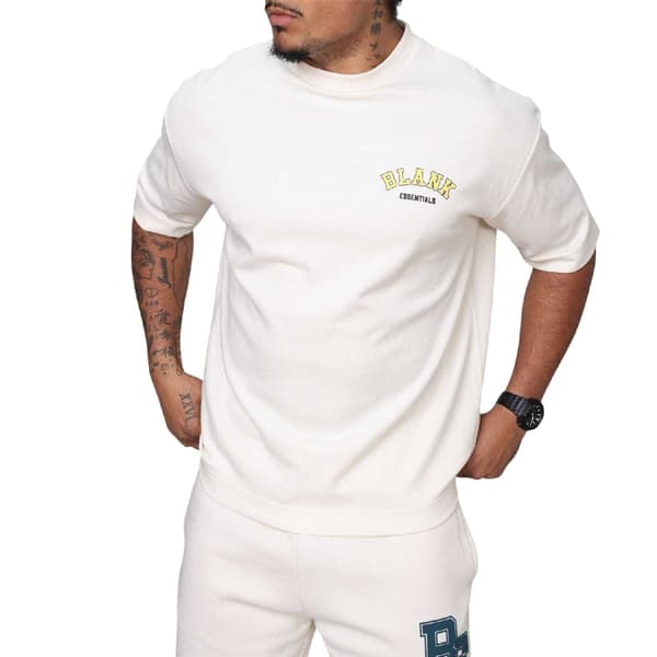 Blank Essentials Mens College Oversized T-Shirt
