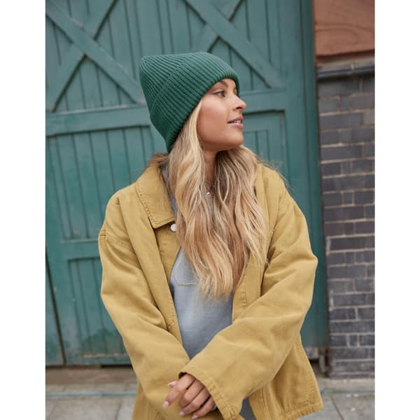 Beechfield Oversized Beanie med manchetter