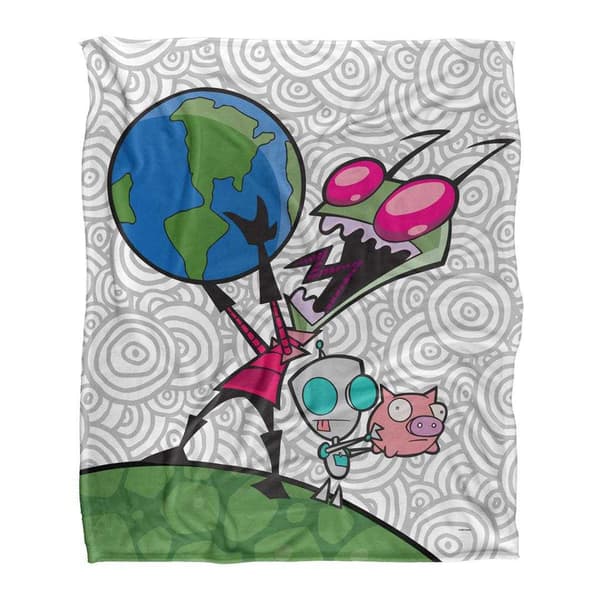 Invader Zim Silky Gir Supersoft Blanket