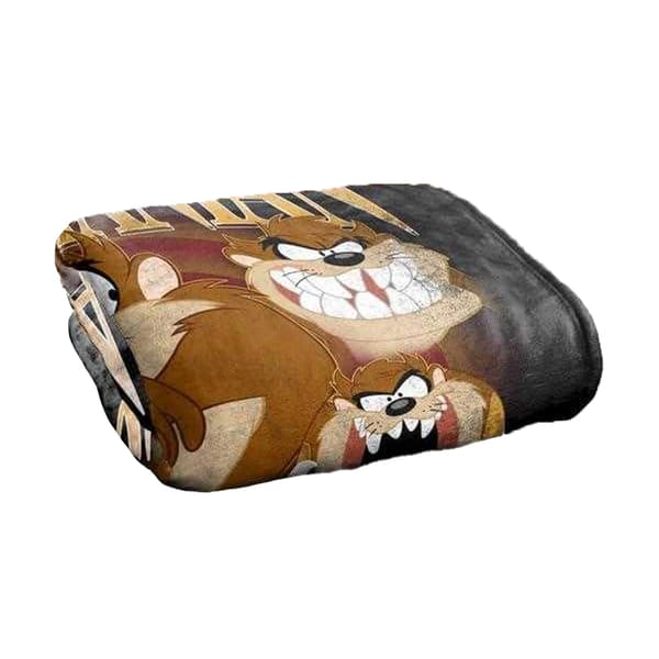 Looney Tunes Taz Printed Soft Touch Blanket