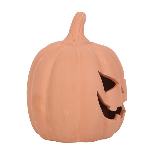 Something Different Terrakotta Pumpa Halloween Dekoration