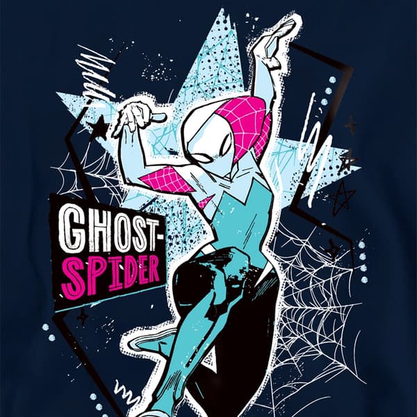 Spider-Man Barn/Kids Ghost-Spider Web Pull Over Hoodie