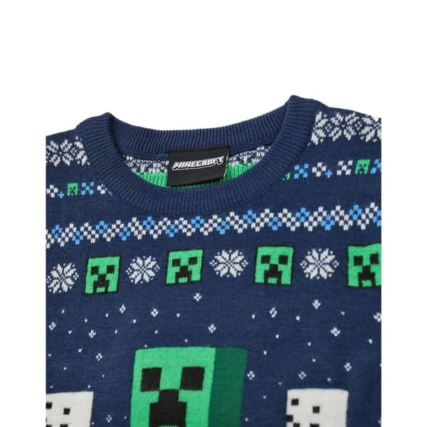 Minecraft Pojkar Creeper Jultröja