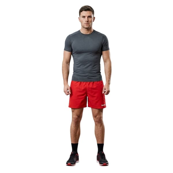 Sondico Mens Side Stripe Logo Training Shorts