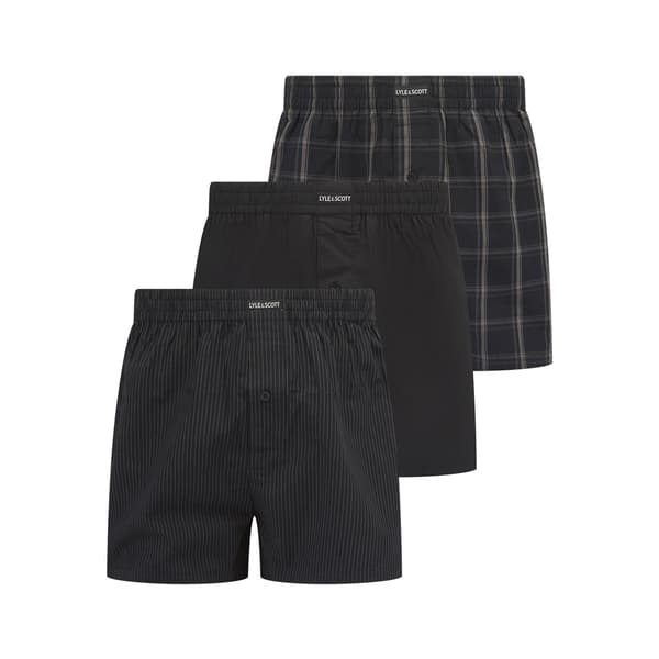 Lyle & Scott Herrvävda Boxershorts (3-pack)