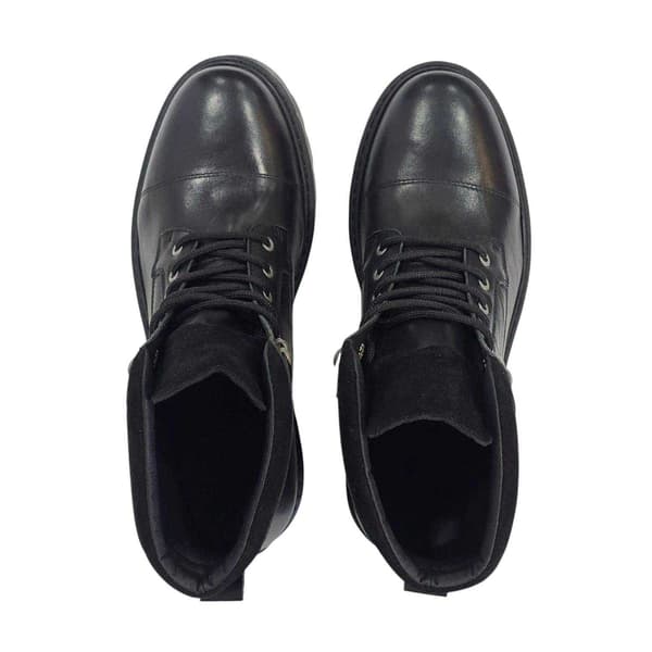 Firetrap Mens Ralf Leather Round Toe Hiking Boots