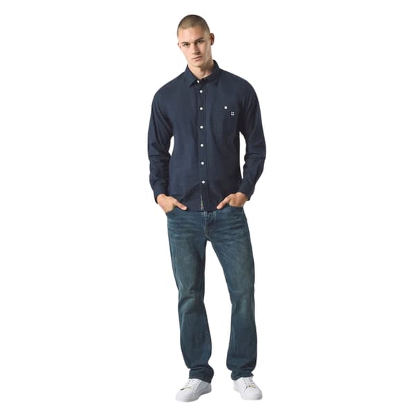 Pretty Green Herrskjorta med Paisleyfoder och Knappar