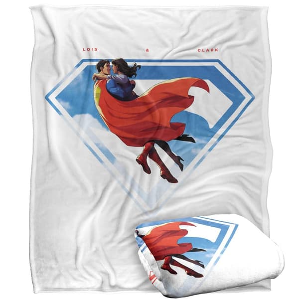 Superman Shield Lois Lane Blanket