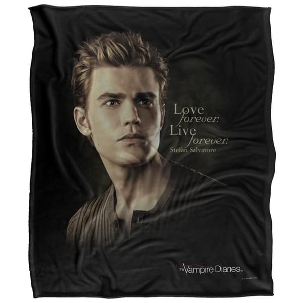 Vampire Diaries Love Forever, Live Forever Stefan Blanket