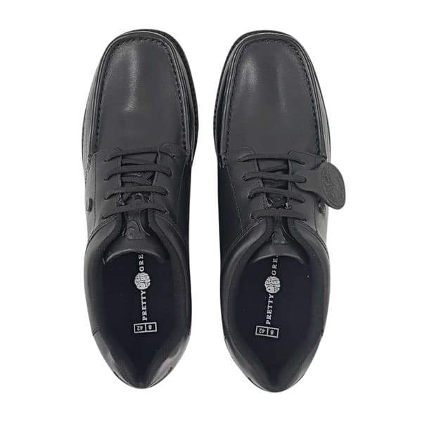 Pretty Green Mens Brogue Detailing Leather Shoes