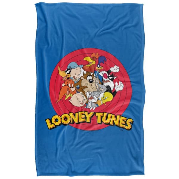 Looney Tunes Group Shot Polyester Soft Touch Blanket