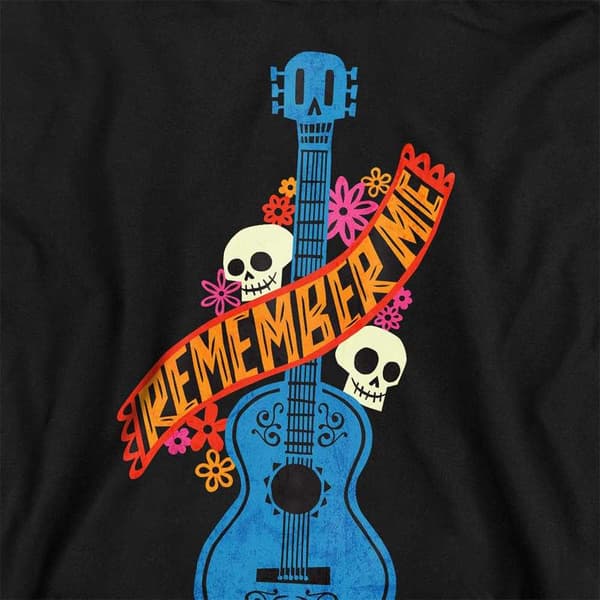 Coco Barn/Kids Remember Me Gitarr Med Skallar Hoodie
