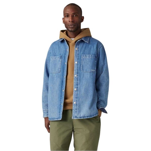 Levis Mens Bryant Patterned Corduroy Overshirt