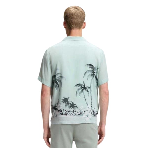 Boss Mens Patterned Short-Sleeved Shirt