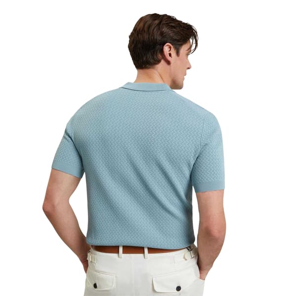 Ted Baker Herr Zig Zag Stickad Pikétröja