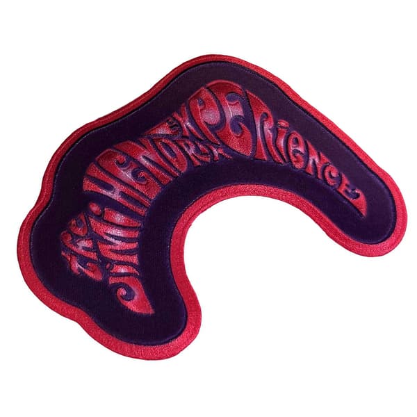 Jimi Hendrix Woven Swirly Logo Patch