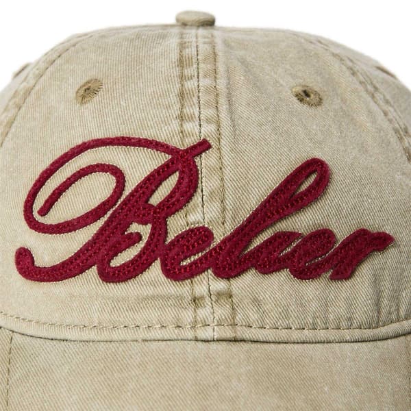 Belier Embroidered Logo Denim Baseball Cap
