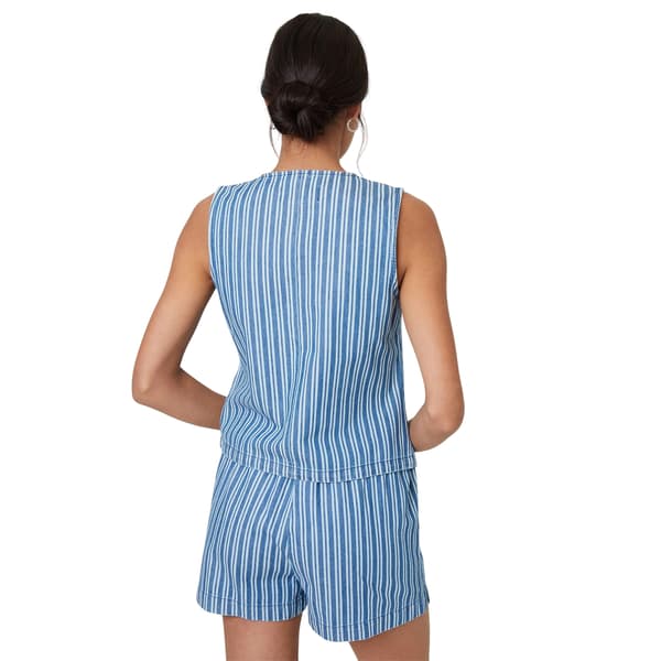 Threadbare Dam Fifi Ärmlös Jeansväst