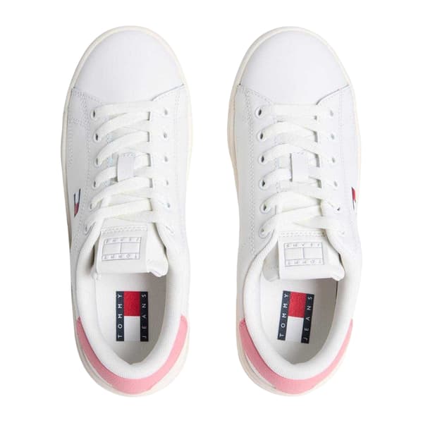 Tommy Jeans Naisten Script Nahkatennarit