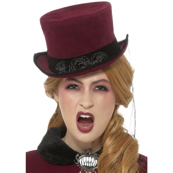 Smiffys Deluxe viktoriansk vampyrdräkt hatt