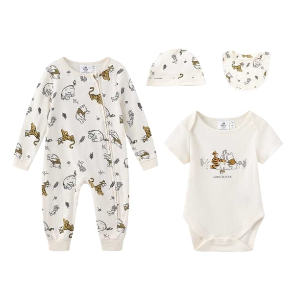 Nalle Puh Baby Romper Set (4-pack)