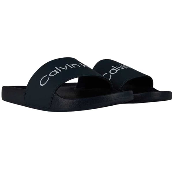 Calvin Klein Mens Flat Sliders