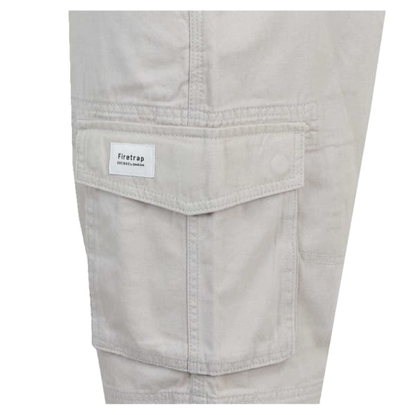 Firetrap Mens Cotton Blend Cargo Shorts