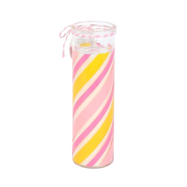 Something Different Cotton Candy Candy Stripe Tube Candle