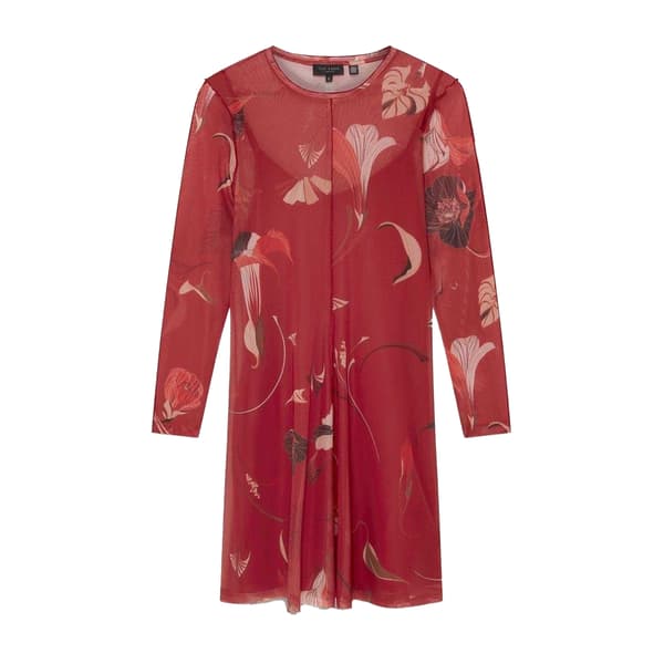 Ted Baker Naisten Mesh Pitkähihainen Minimekko