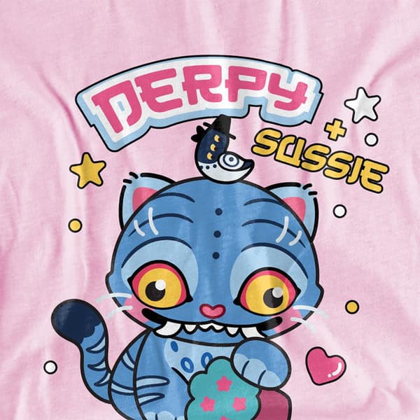 K-Pop Demon Hunters Lasten/Nuorten Derpy & Sussie Chibi T-paita