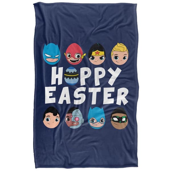 DC Super Friends Character Soft Touch Blanket