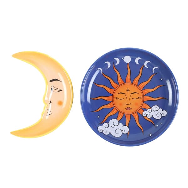 Something Different Sun And Moon Celestial Stacking Trinket Dish (Pack of 2)