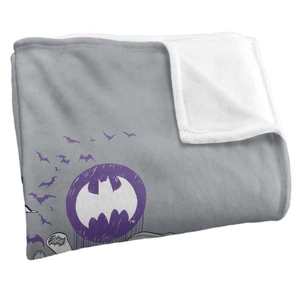 Batman Kanji Skyline Blanket