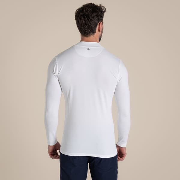 Craghoppers Långärmad Golftröja med Mock Neck för Herr