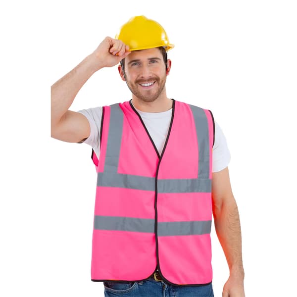 Smiffys Unisex Vuxen Hög-Synlig Ärmlös Västtopp