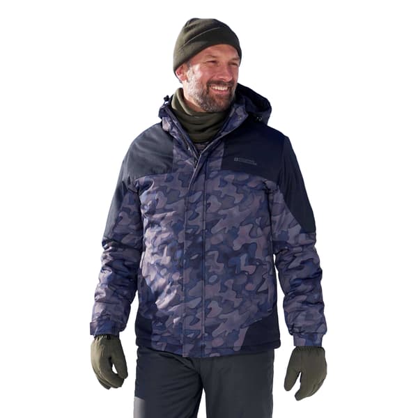 Mountain Warehouse Shadow II skidjacka med tryck för män