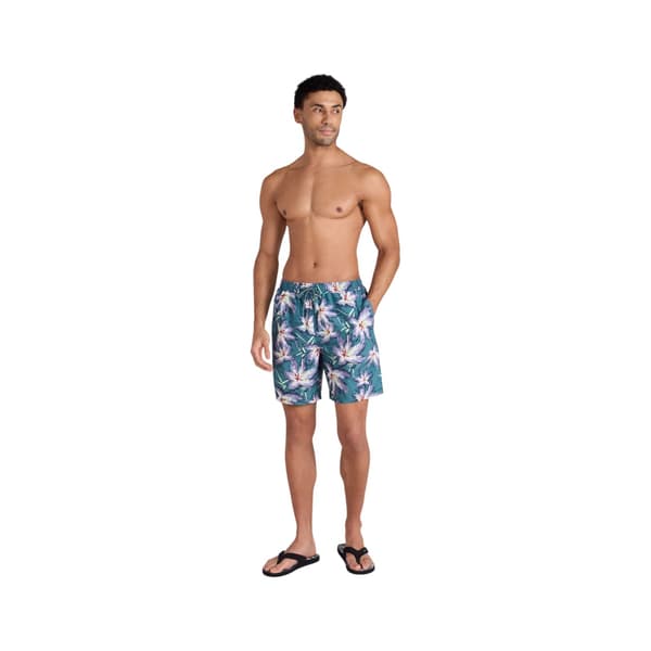 Animal Herr Deep Dive blommiga boardshorts