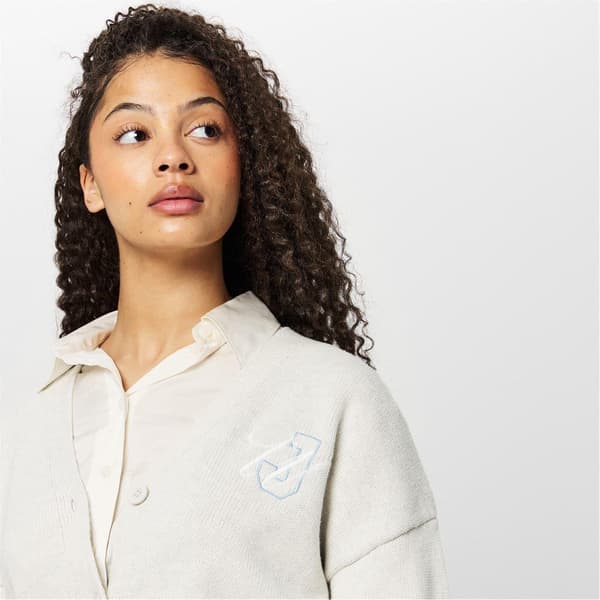Jack Wills Dam/Kvinnor Stickad V-ringad Kofta