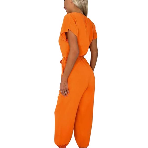 AX Paris Jumpsuit med bälte i polyester för damer