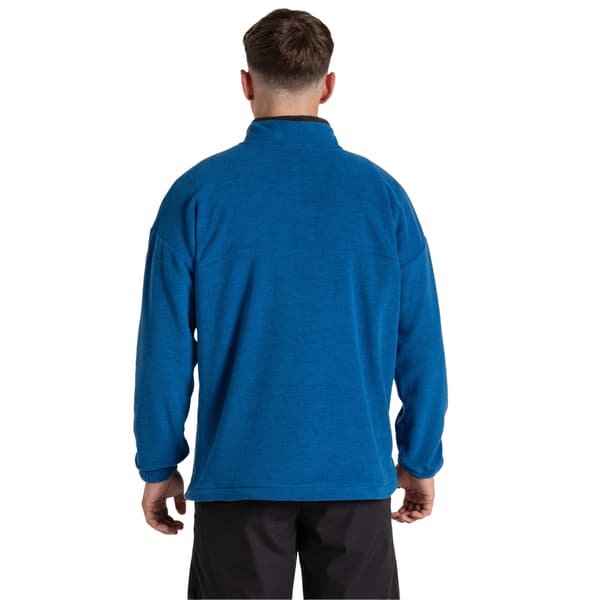 Craghoppers Herr Esk Colour Block Melange Half Zip Fleecetröja