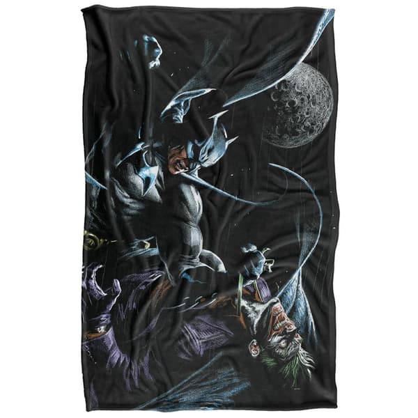 Batman The Joker Distressed Blanket
