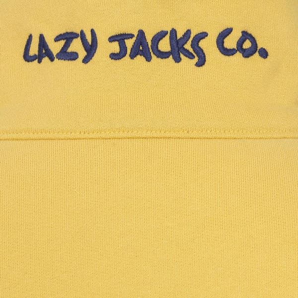 Lazy Jacks Dam/Dam Logotyp Full Zip Tröja