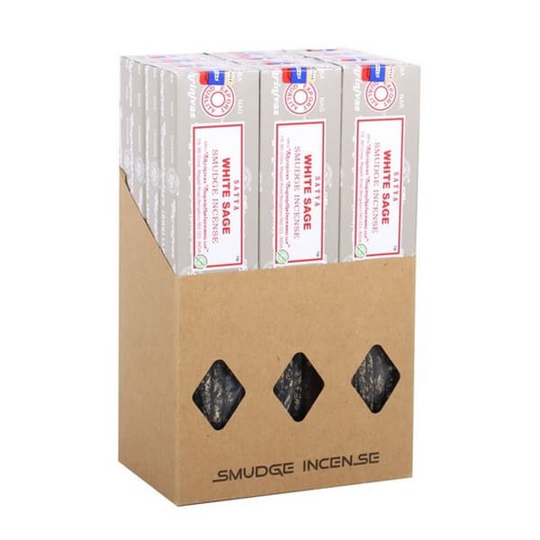 Something Different Satya White Sage Smudge rökelsepinnar (förpackning med 12)
