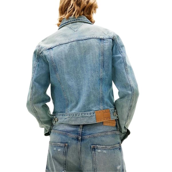 Tommy Jeans Dam Avslappnad Passform Truckerjacka
